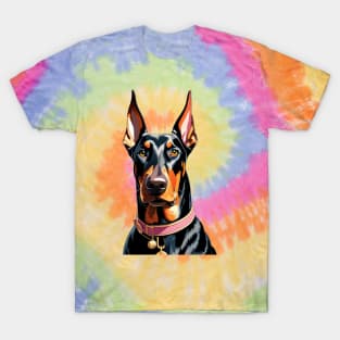 Doberman with natural ears T-Shirt